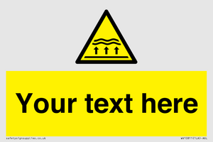 Custom Warning: Flood zone